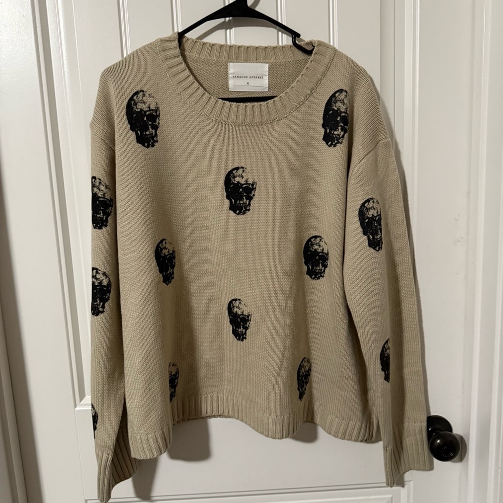 Skeleton Print Sweater - image 2